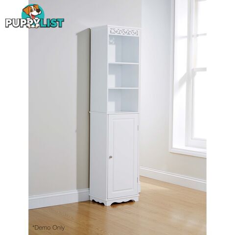 Lure Tall Cupboard in WHITE