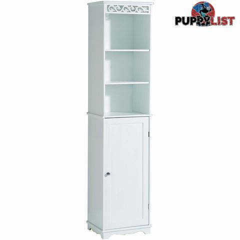 Lure Tall Cupboard in WHITE