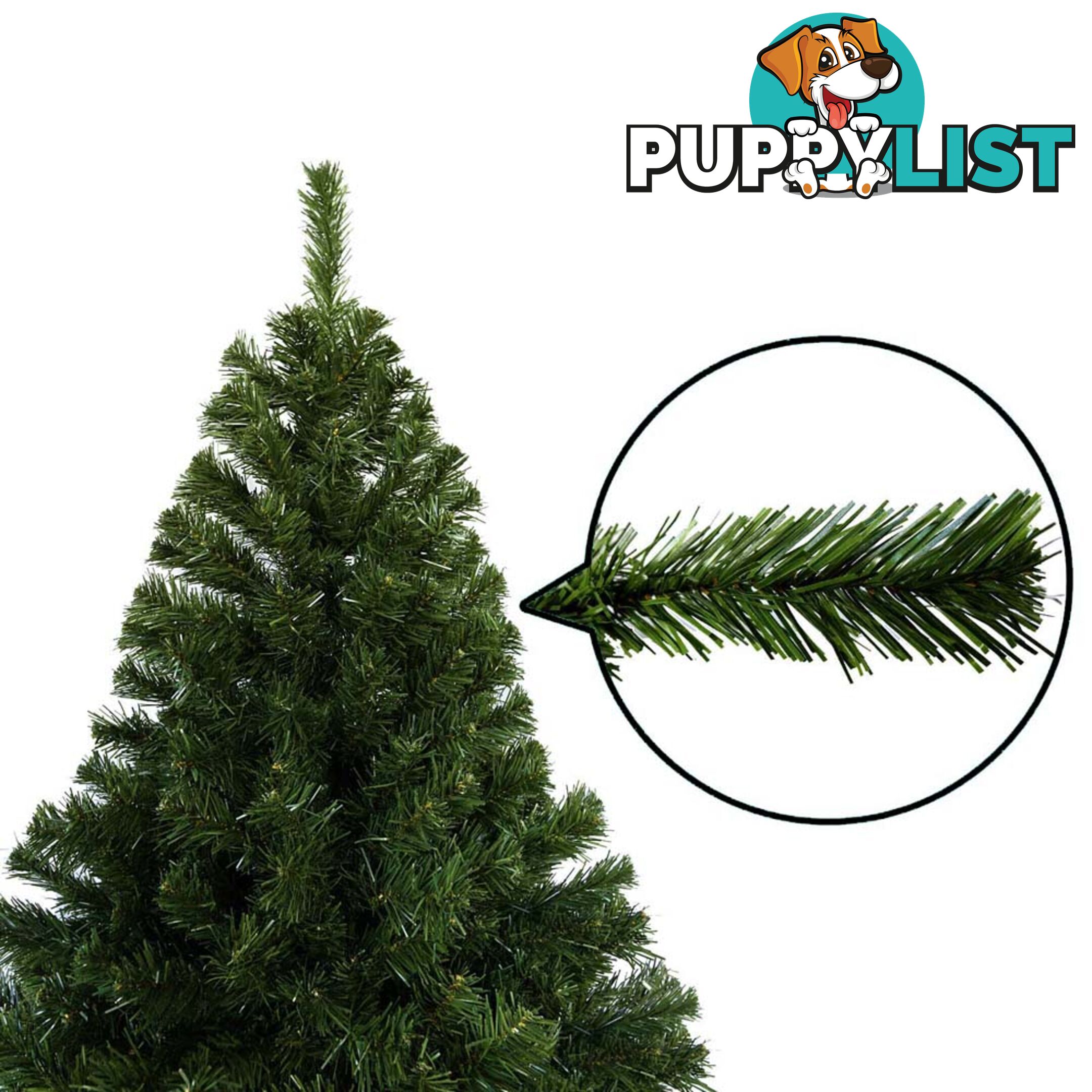 2.1M Christmas Tree 1550 Tips - Green