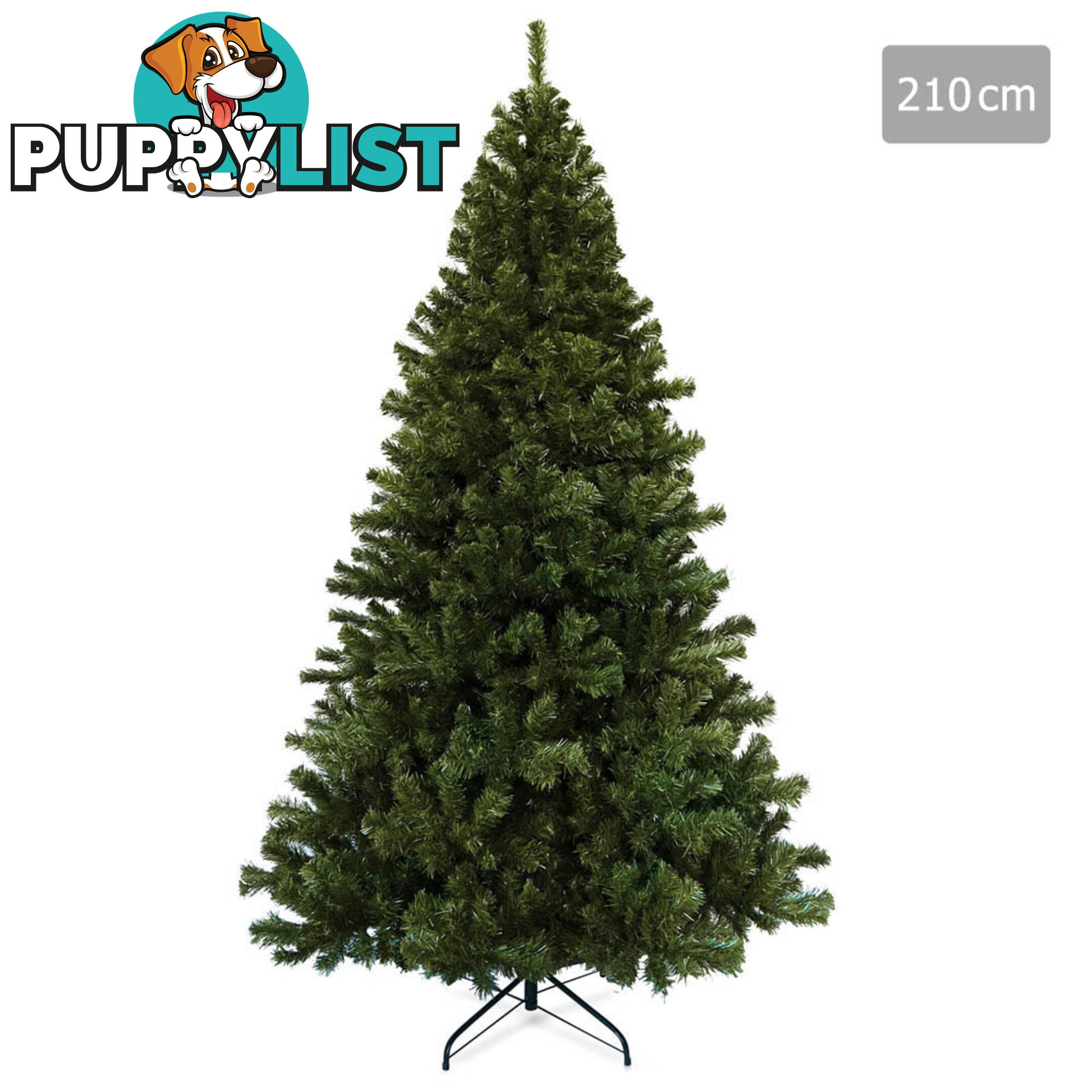 2.1M Christmas Tree 1550 Tips - Green