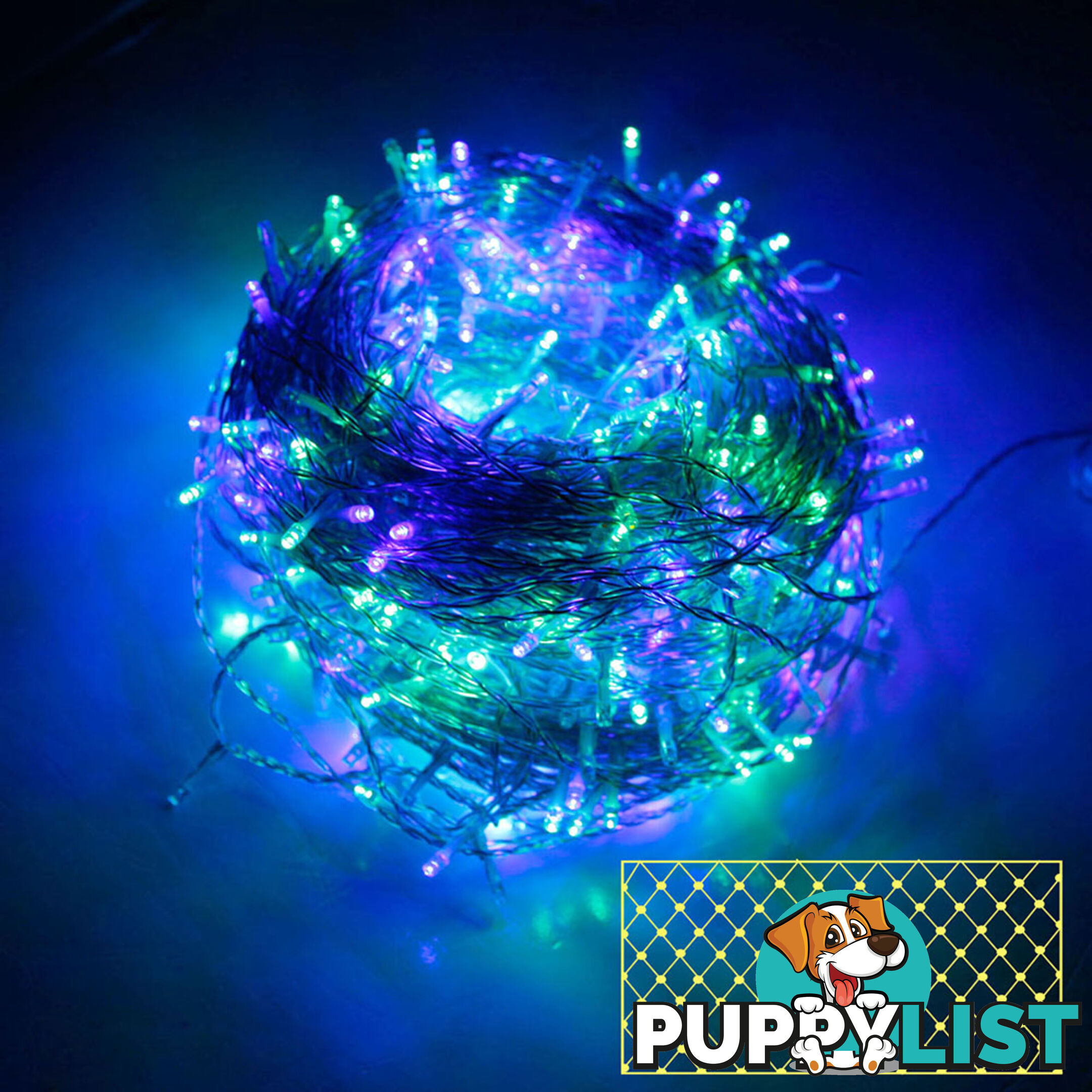 400 LED Christmas Net Lights Multi Colour