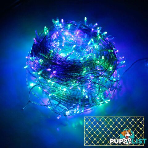 400 LED Christmas Net Lights Multi Colour