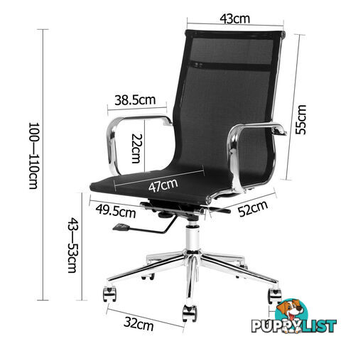 Executive Mesh Office Computer Chair Black