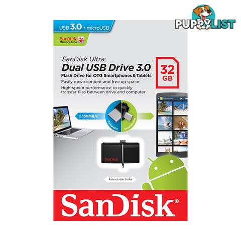 Sandisk SDDD2-032G OTG-32G Ultra Dual USB 3.0 Pen Drive