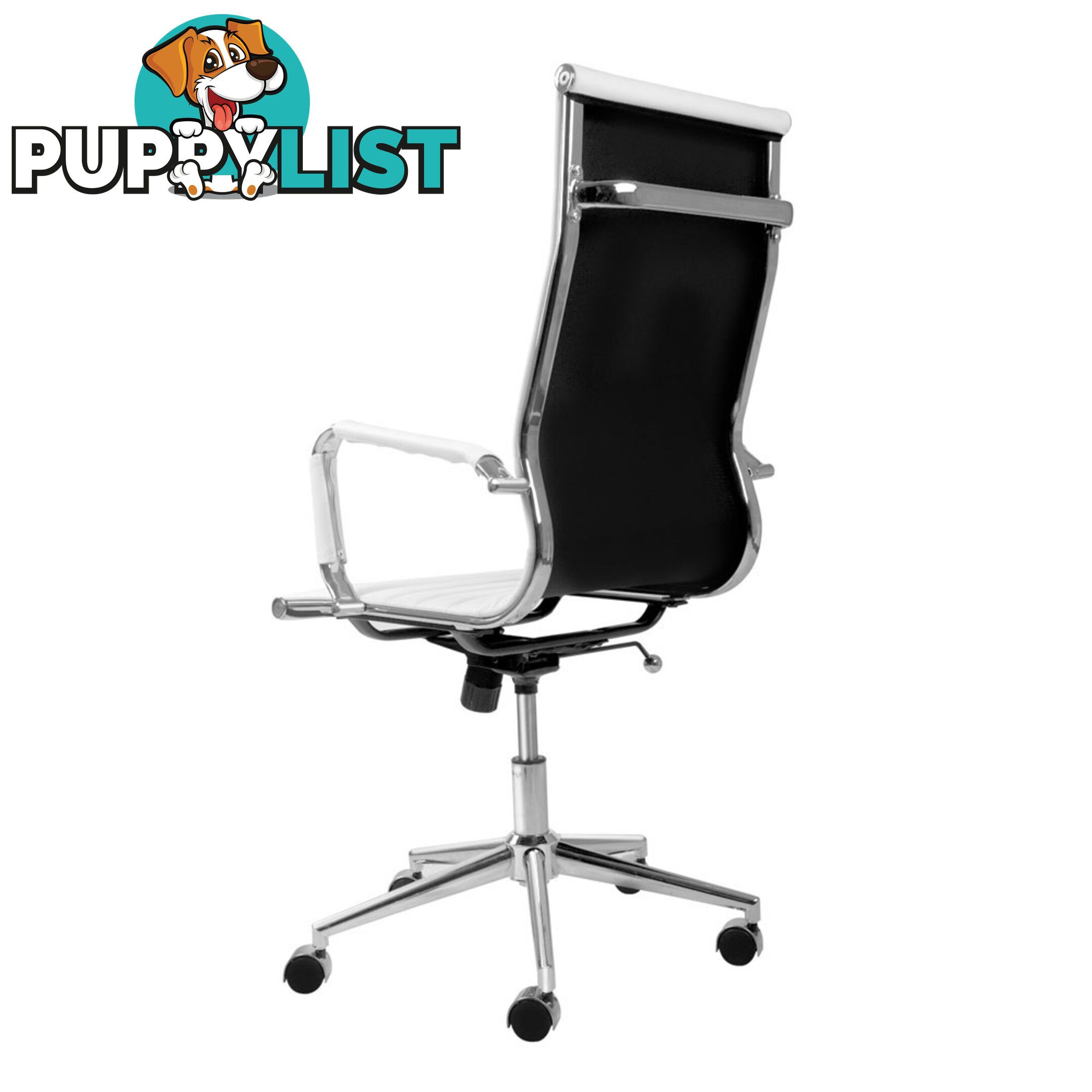 Eames Replica PU Leather High Back Executive Computer Office Chair White