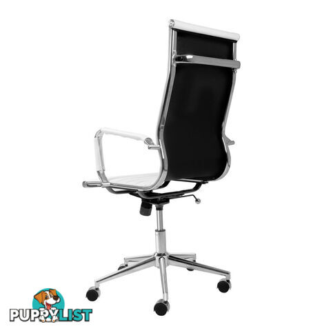 Eames Replica PU Leather High Back Executive Computer Office Chair White