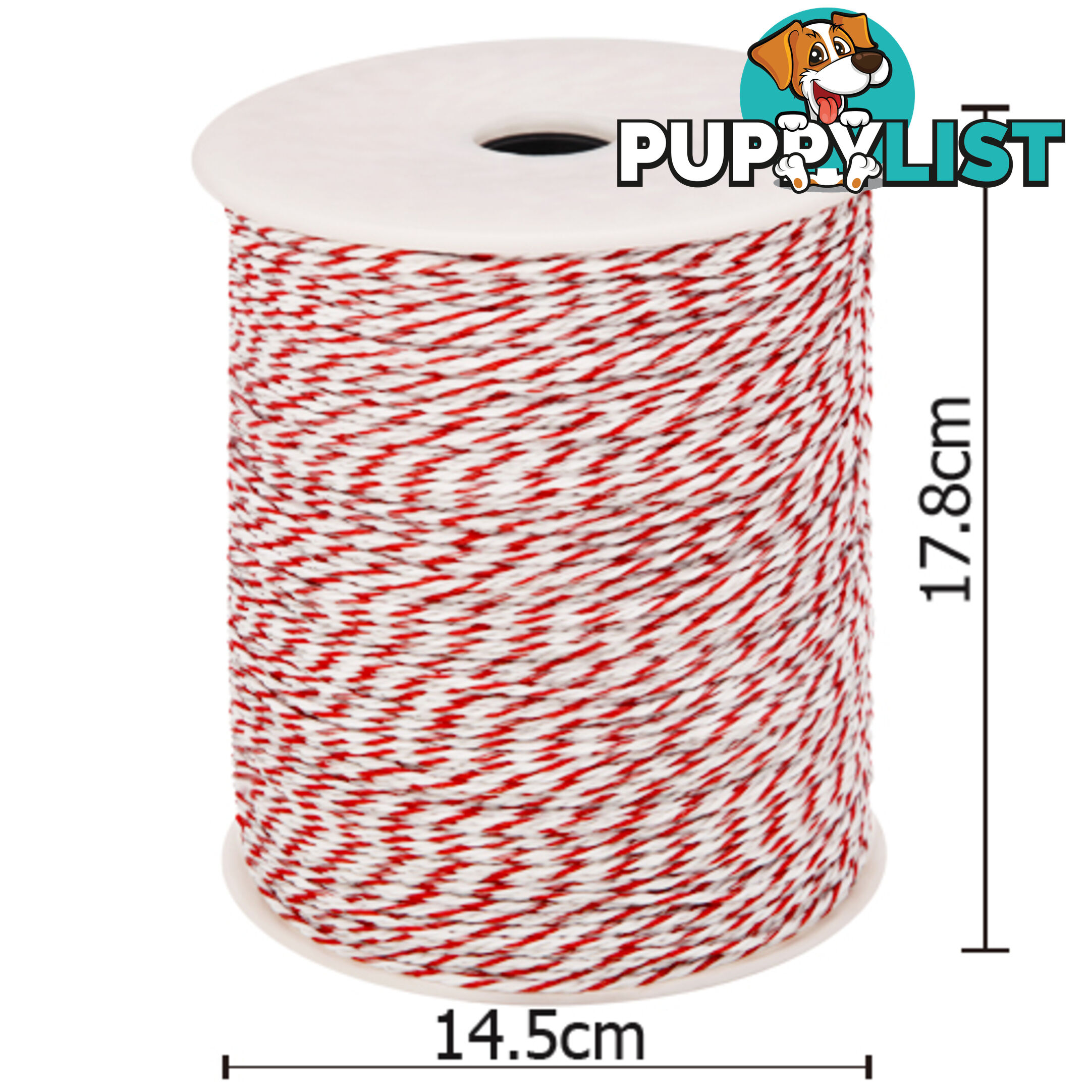 500m Roll Electric Fence Energiser Poly Wire