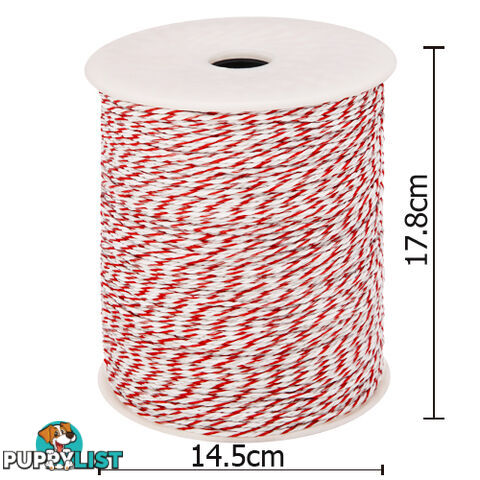 500m Roll Electric Fence Energiser Poly Wire