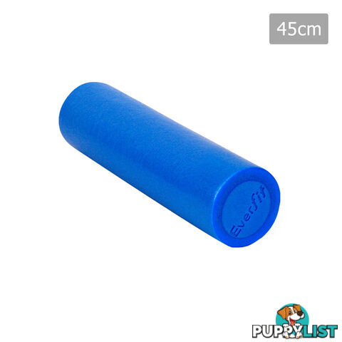 Yoga Gym Pilates EPE Stick Foam Roller Blue 45 x 15cm