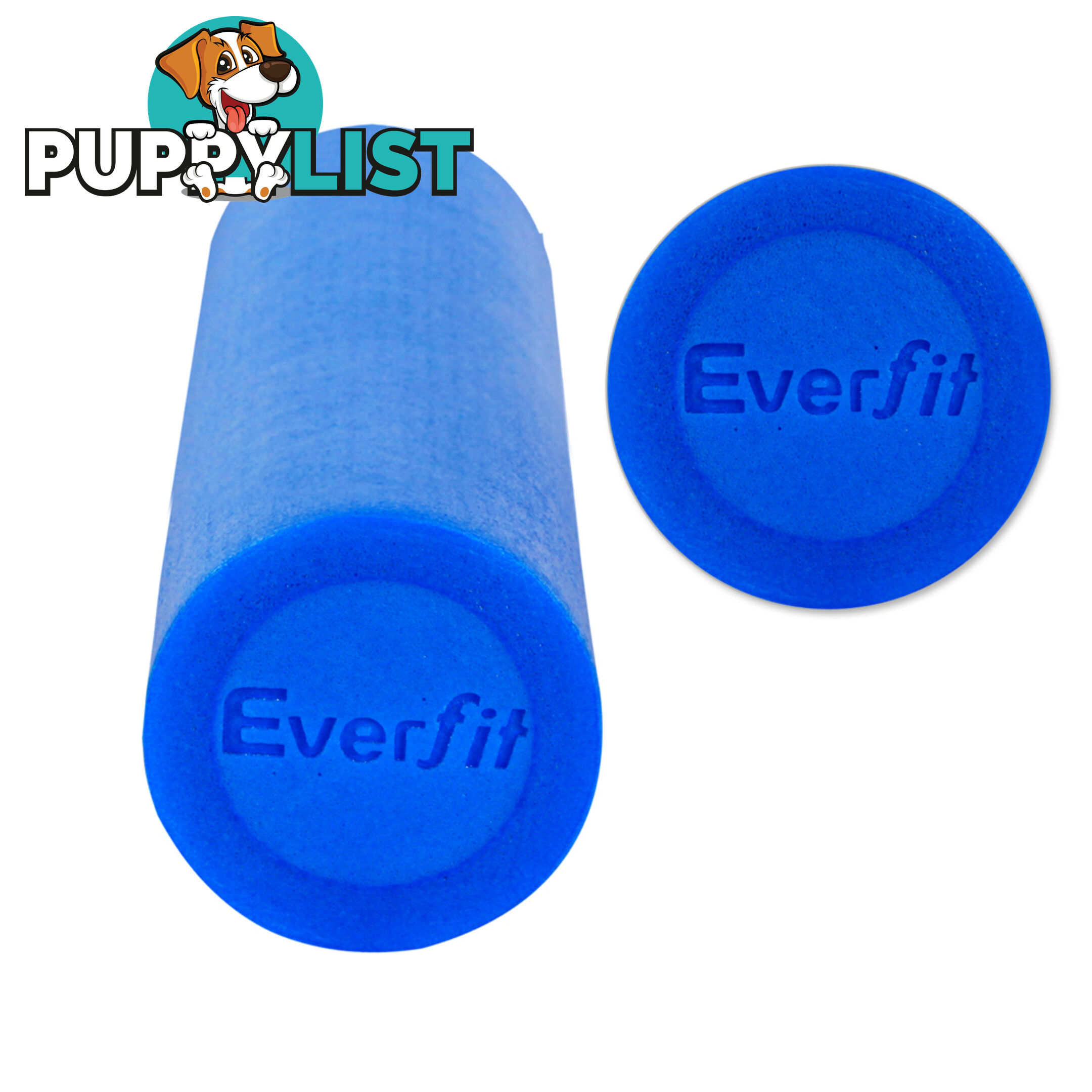 Yoga Gym Pilates EPE Stick Foam Roller Blue 45 x 15cm