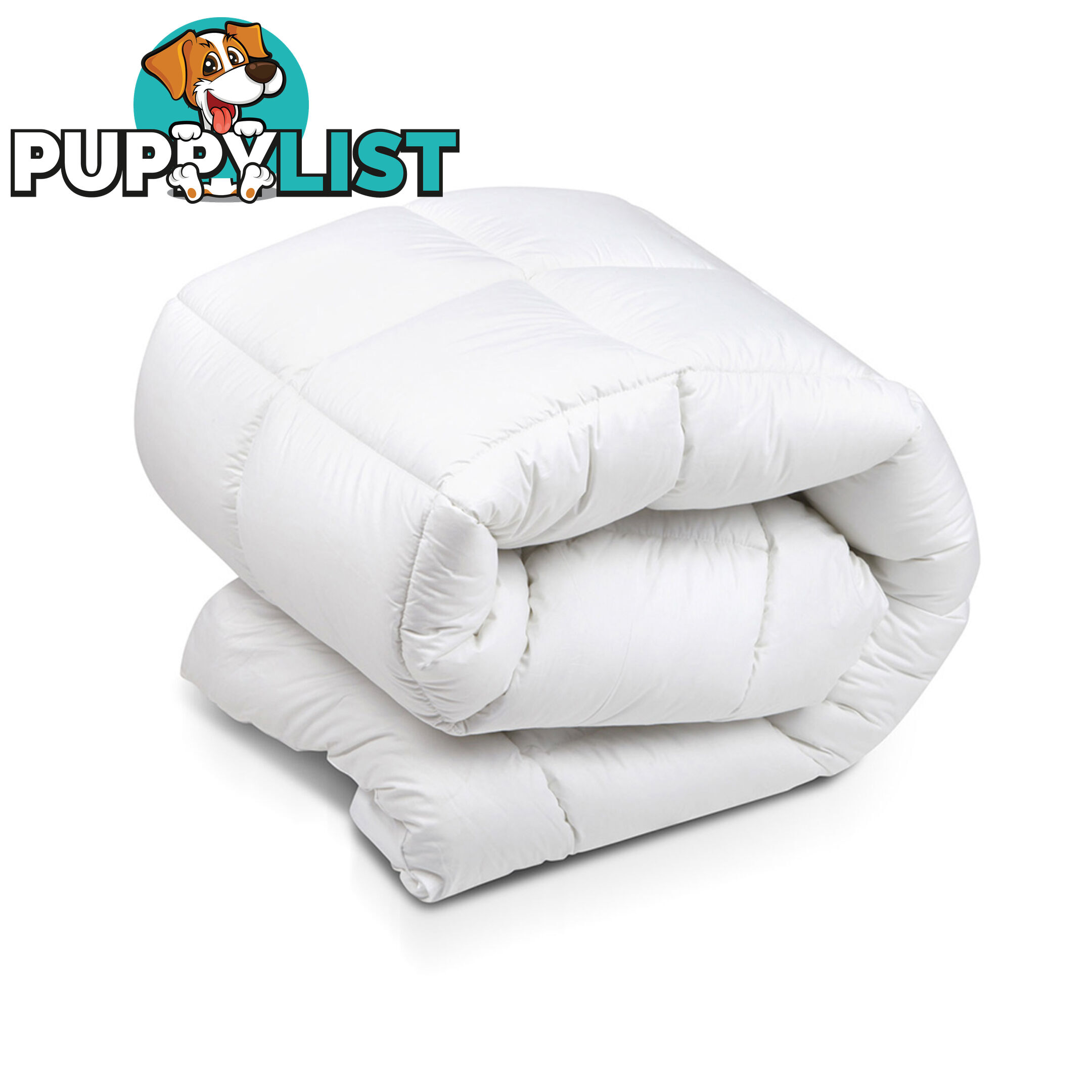 Duck Feather & Down Pillowtop Matress Topper - King