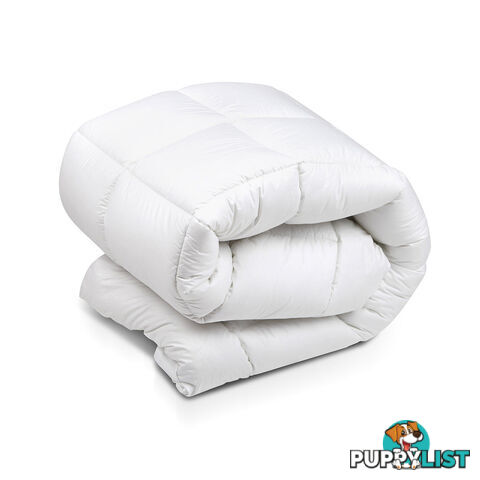 Duck Feather & Down Pillowtop Matress Topper - King