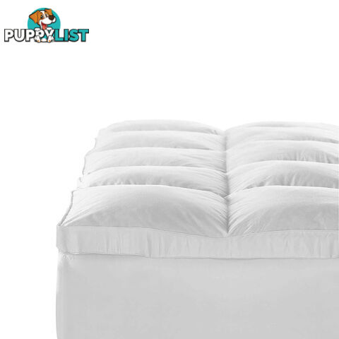 Duck Feather & Down Pillowtop Matress Topper - King