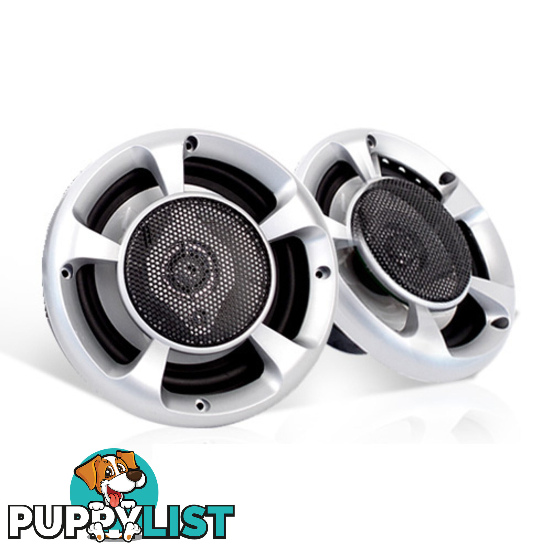 Set of 2 MaxTurbo Car Speakers w/ LED Light 500w