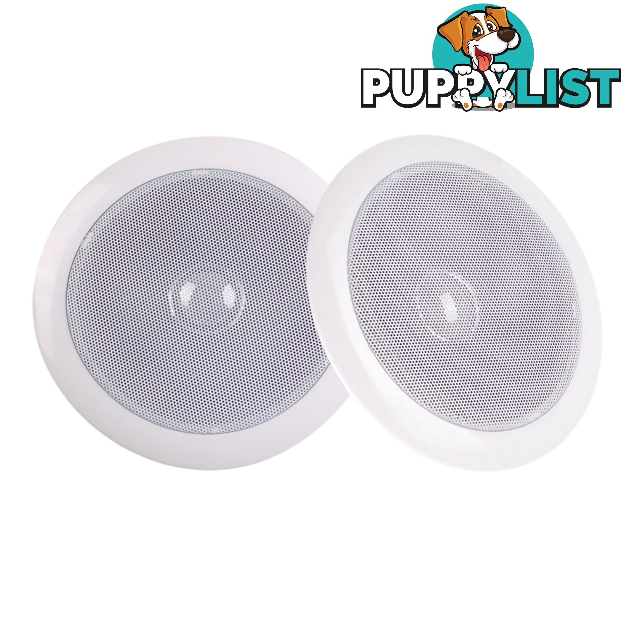 Set of 2 Home Theatre Round Ceiling Speaker 6 inch