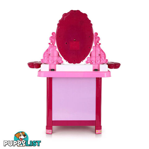 Kids Play Set Make Up Dresser 30 Piece - Pink