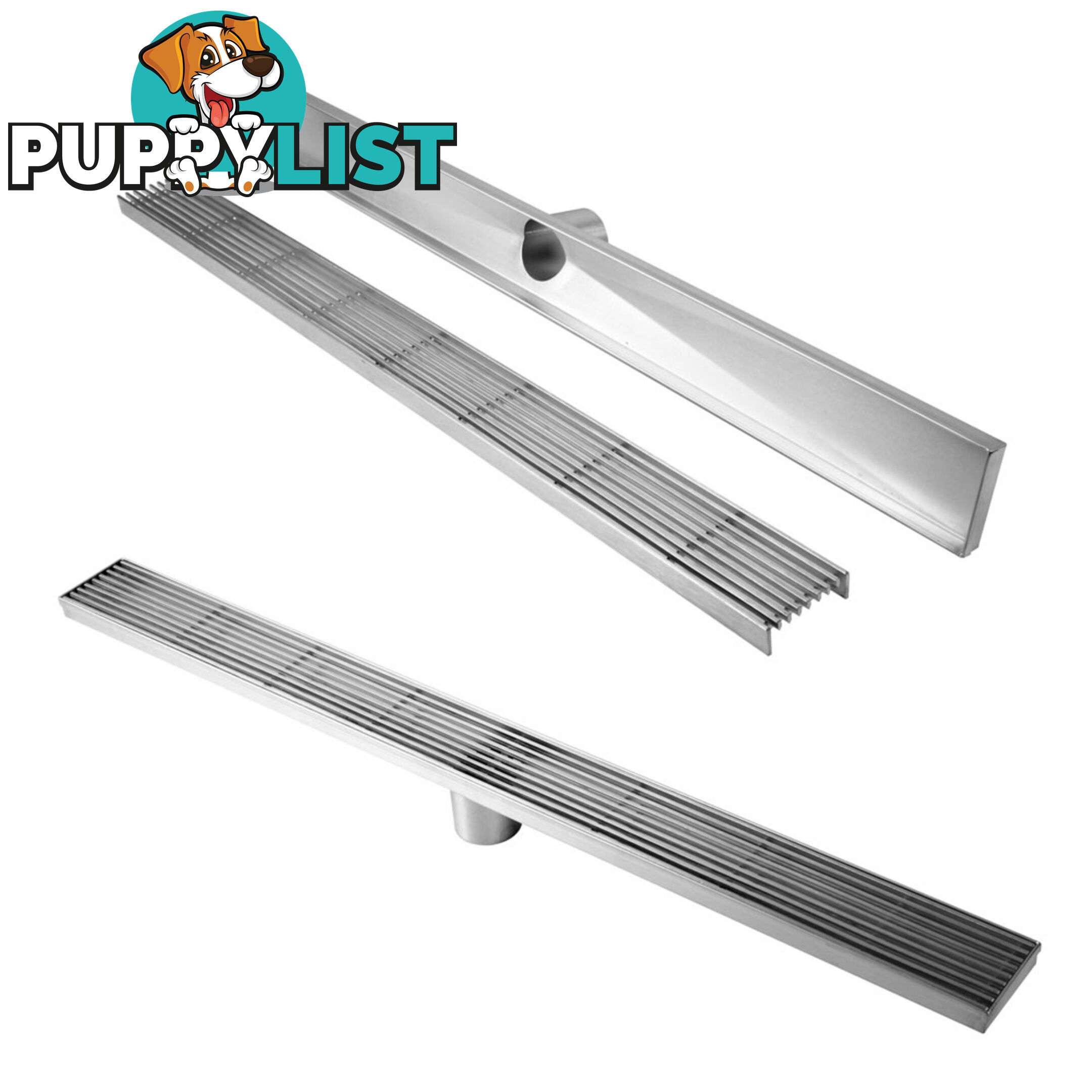 Heelguard Stainless Steel Shower Grate Drain Floor Bathroom 900mm