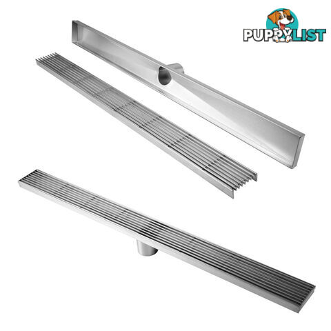 Heelguard Stainless Steel Shower Grate Drain Floor Bathroom 900mm