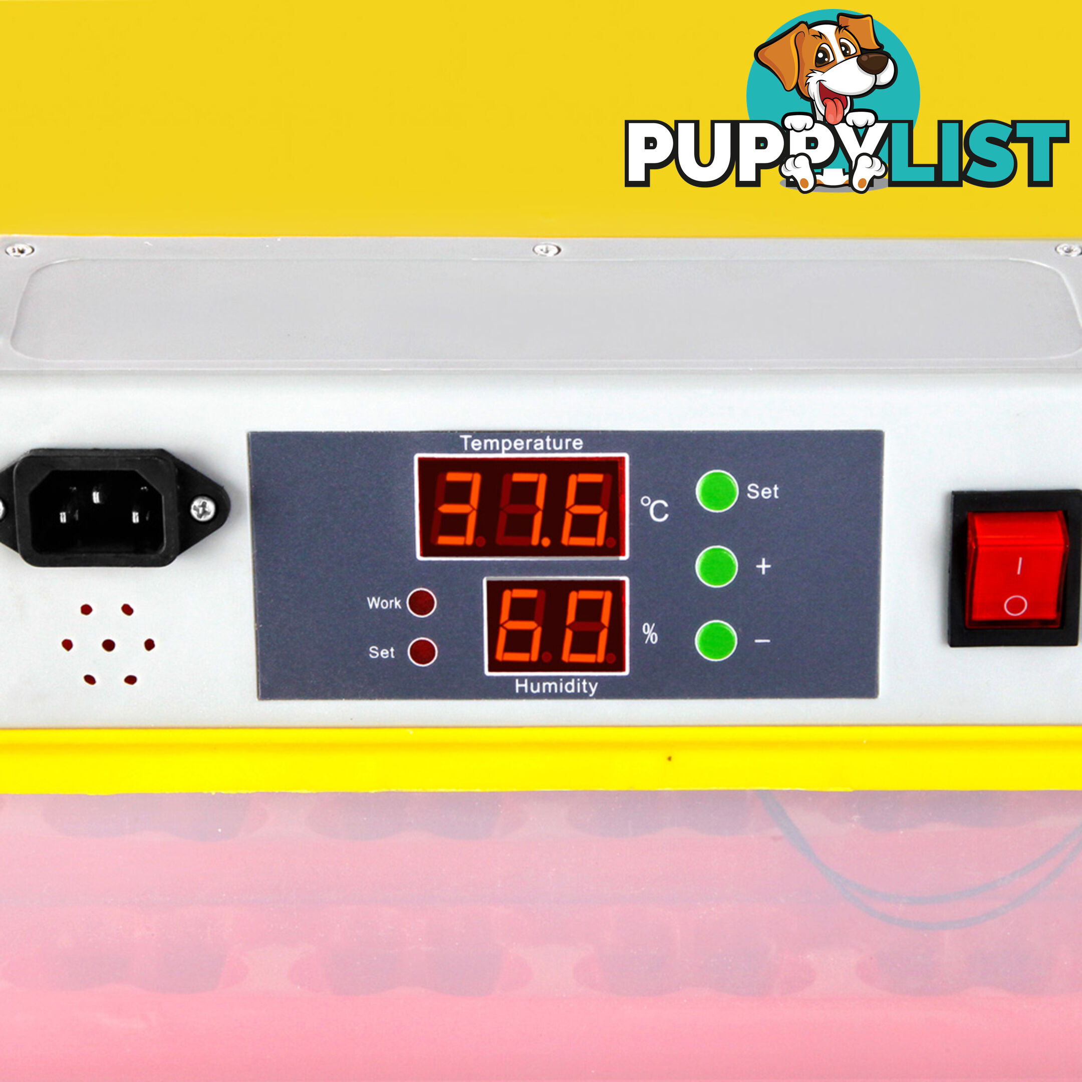 Automatic 24 Egg Incubator Yellow