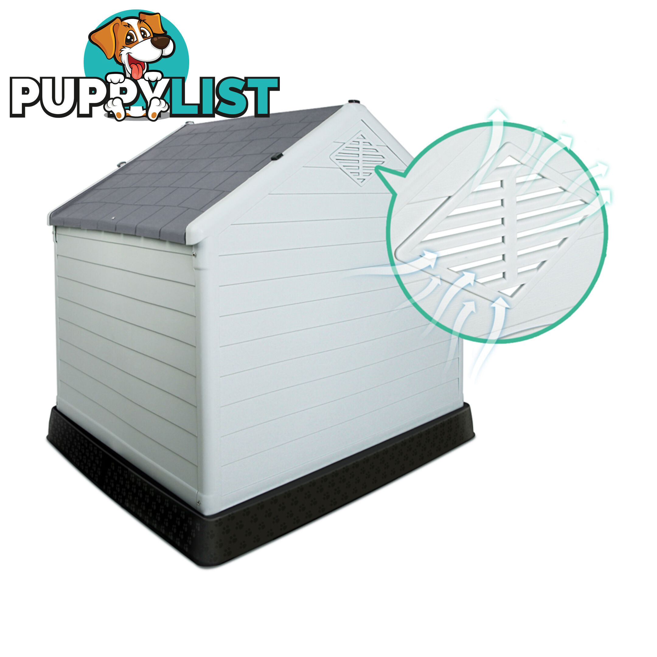 Grey Dog Kennel  _ 99CM