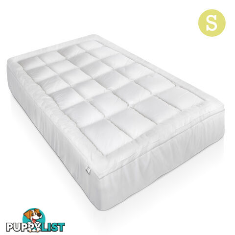 Duck Feather & Down Pillowtop Matress Topper - Single