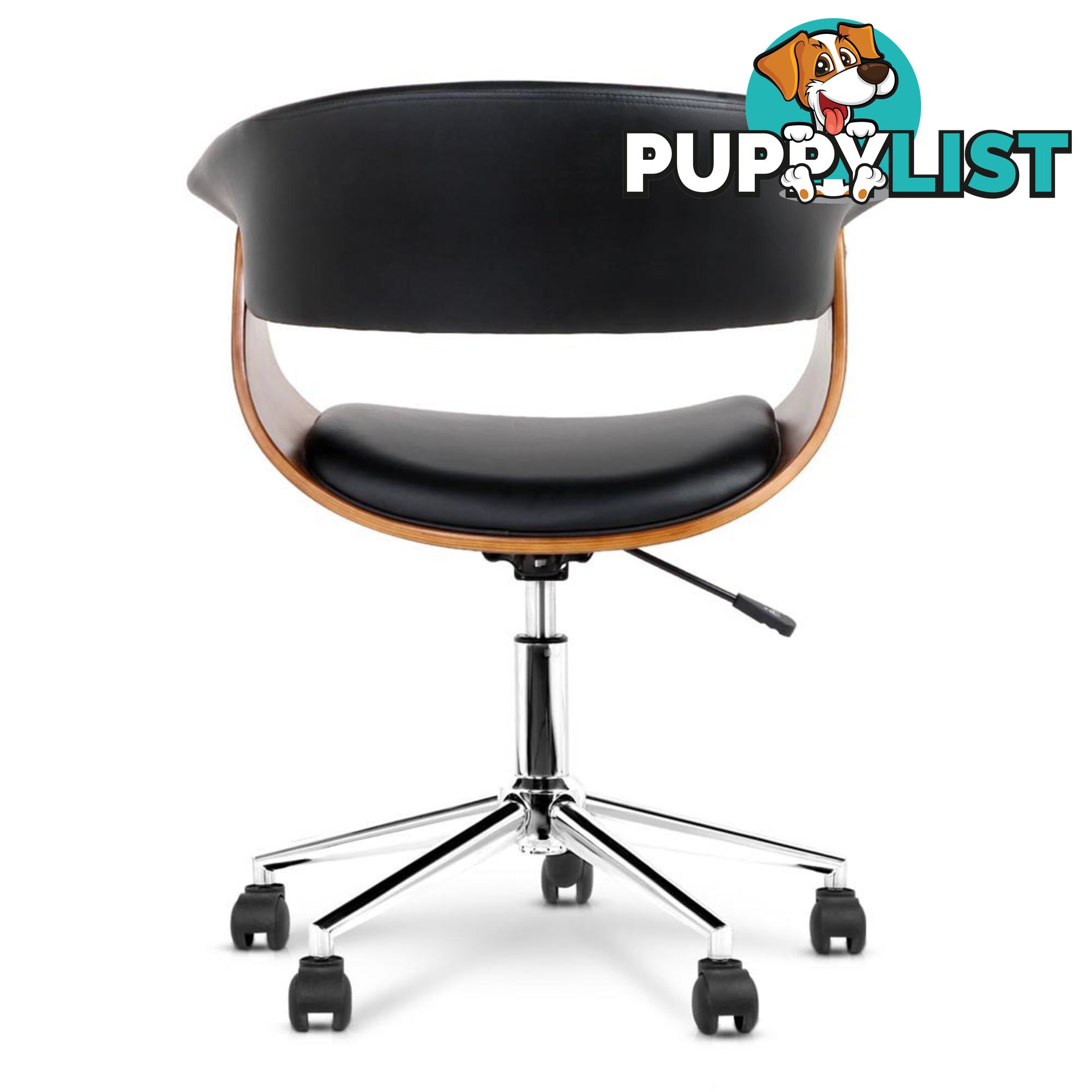 PU Leather Curved Office Chair