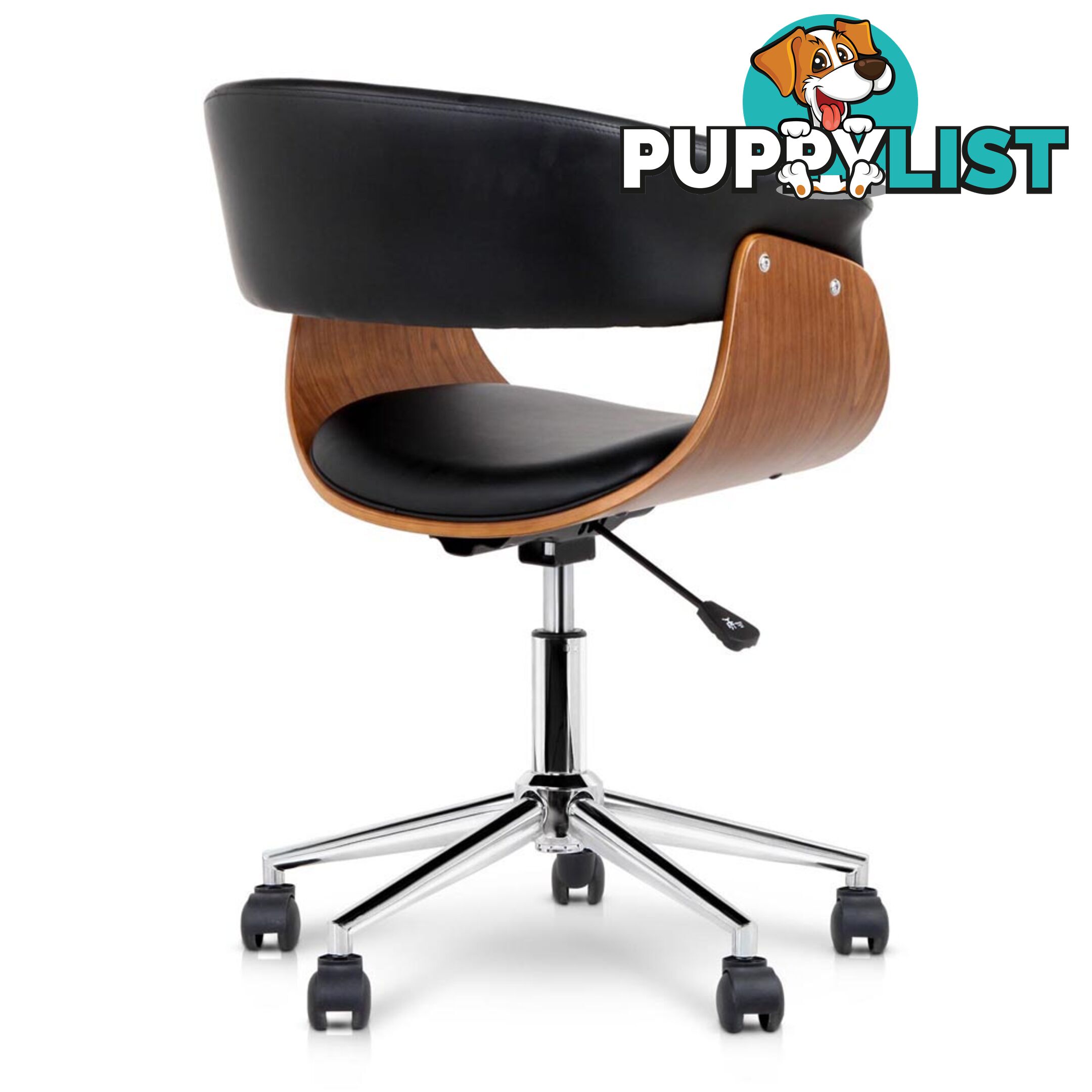 PU Leather Curved Office Chair