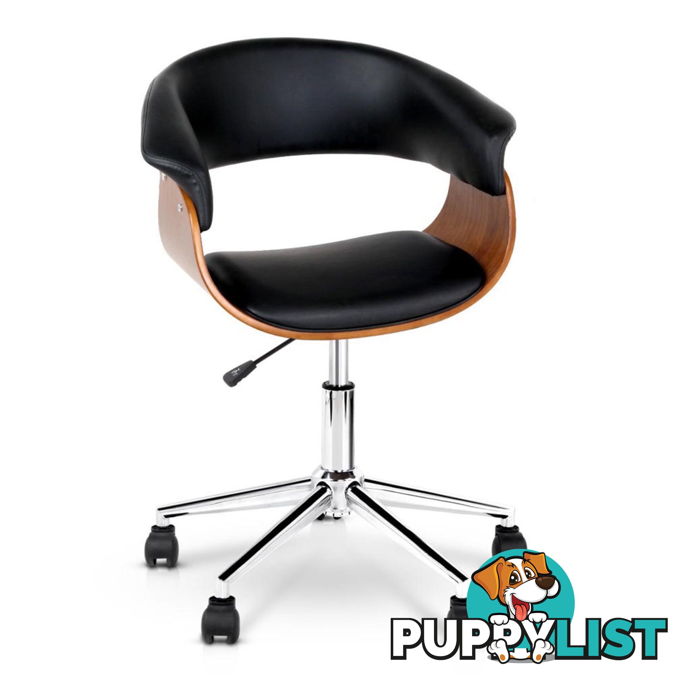 PU Leather Curved Office Chair