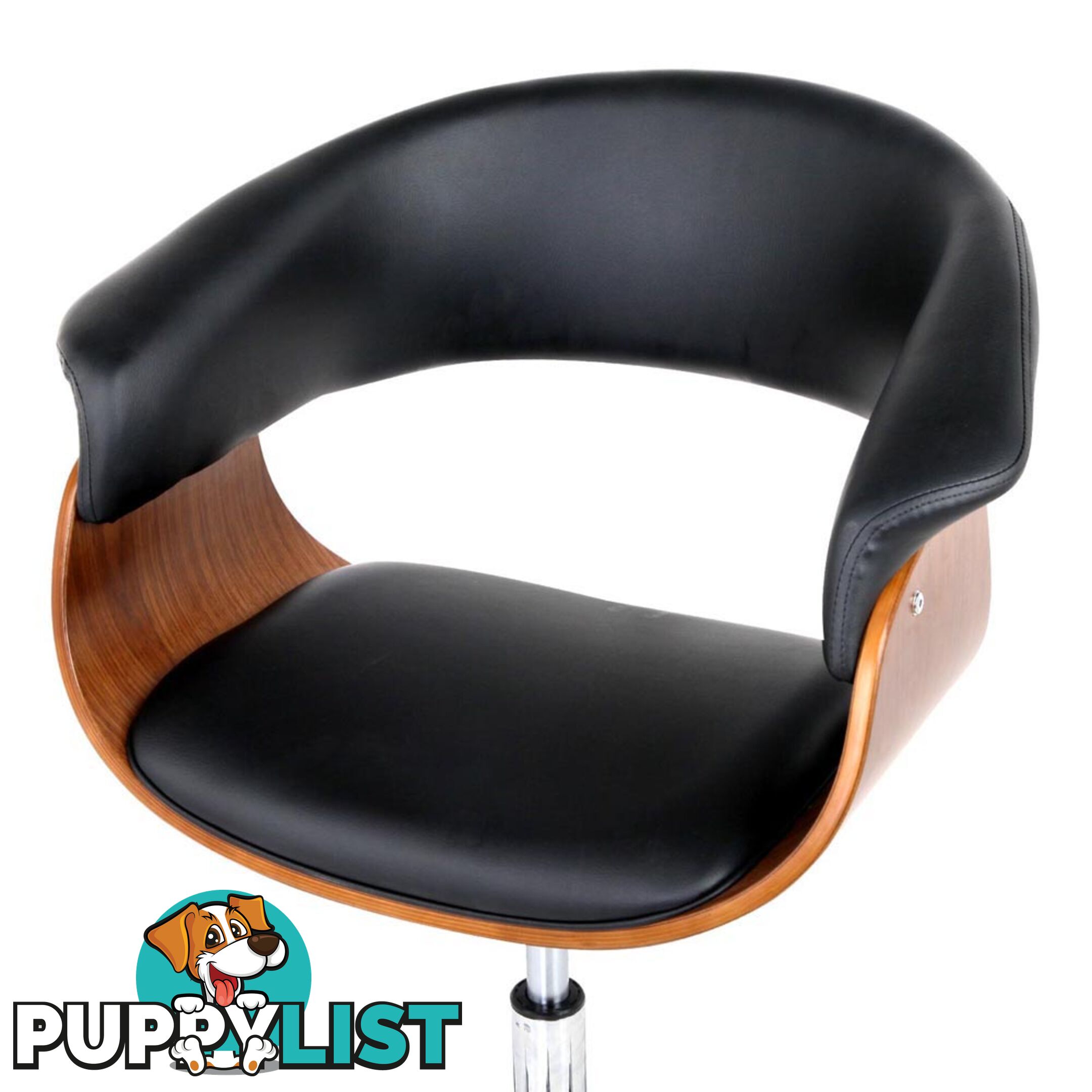 PU Leather Curved Office Chair