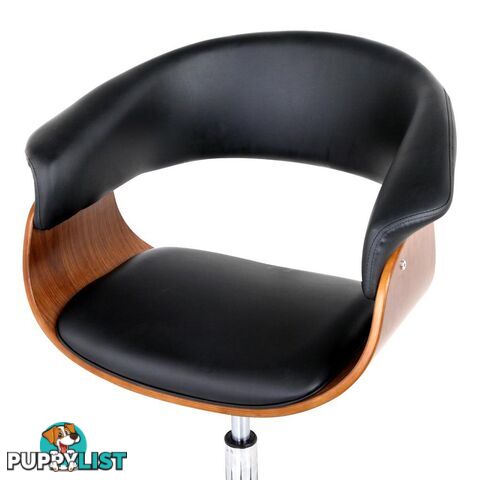 PU Leather Curved Office Chair