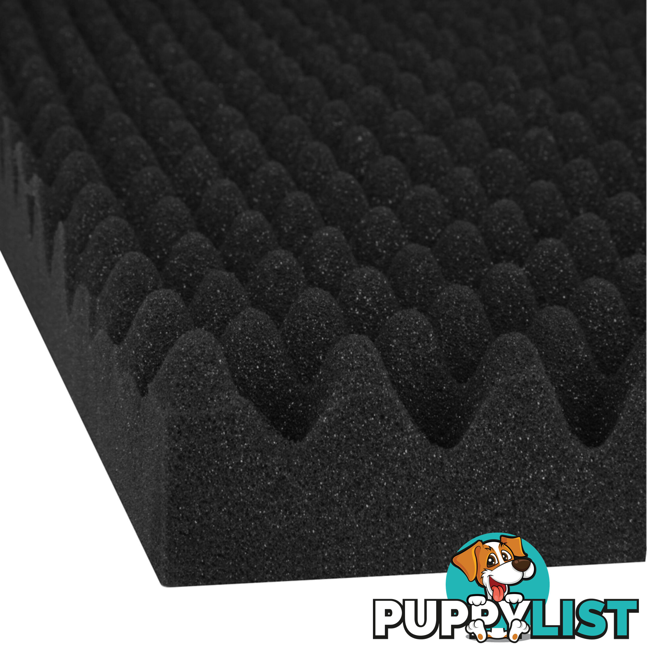 Studio 20 Eggshell Acoustic Foam Black 50 x 50cm