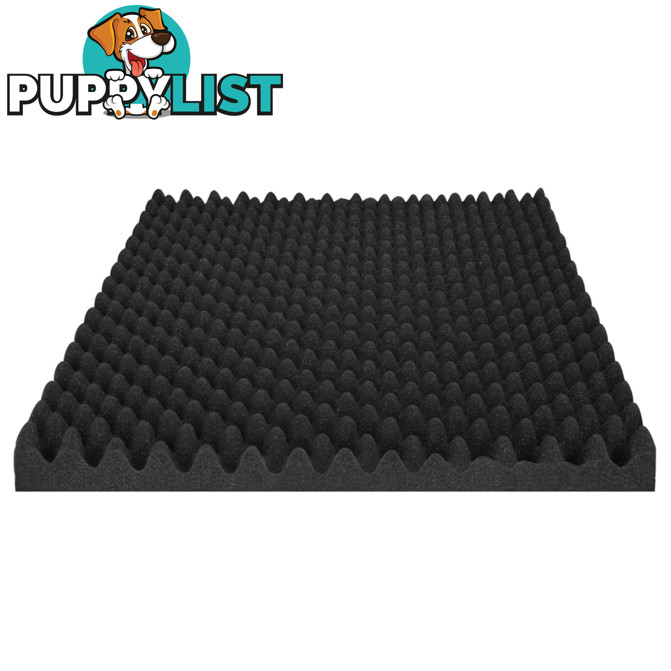 Studio 20 Eggshell Acoustic Foam Black 50 x 50cm