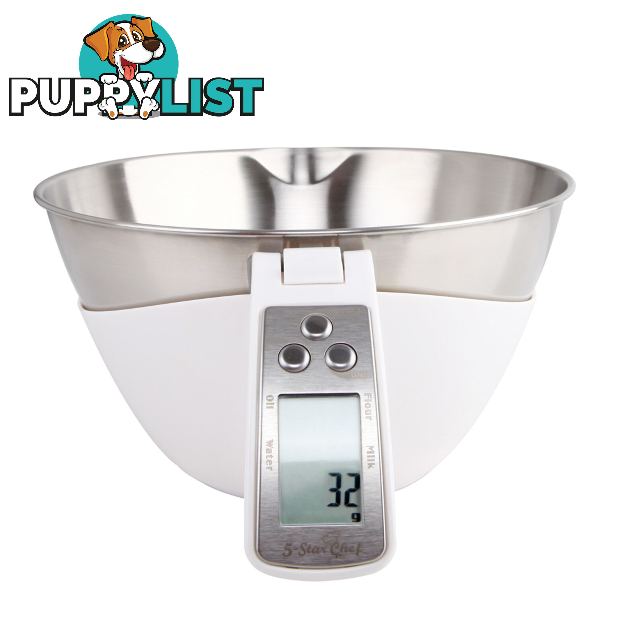 LCD Display Electronic Kitchen Scale Food Measuring Bowl