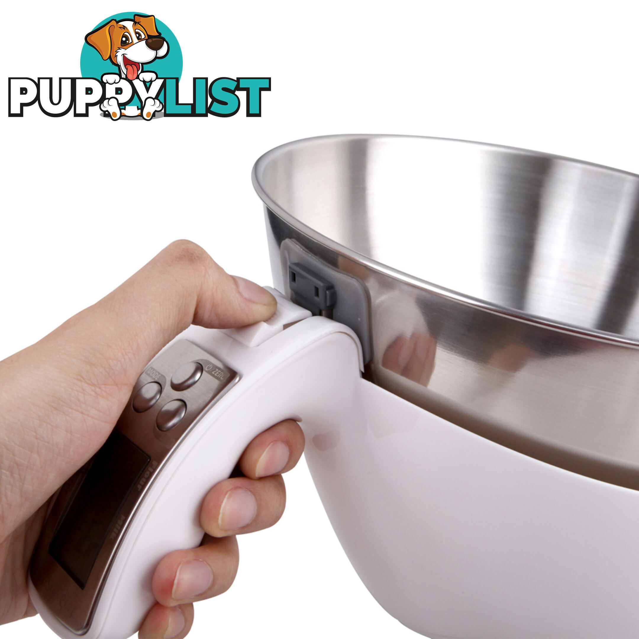 LCD Display Electronic Kitchen Scale Food Measuring Bowl