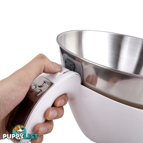 LCD Display Electronic Kitchen Scale Food Measuring Bowl