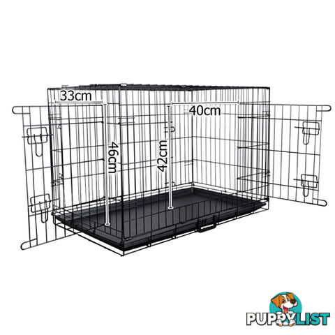 36 Inch Metal Collapsible Dog Cage