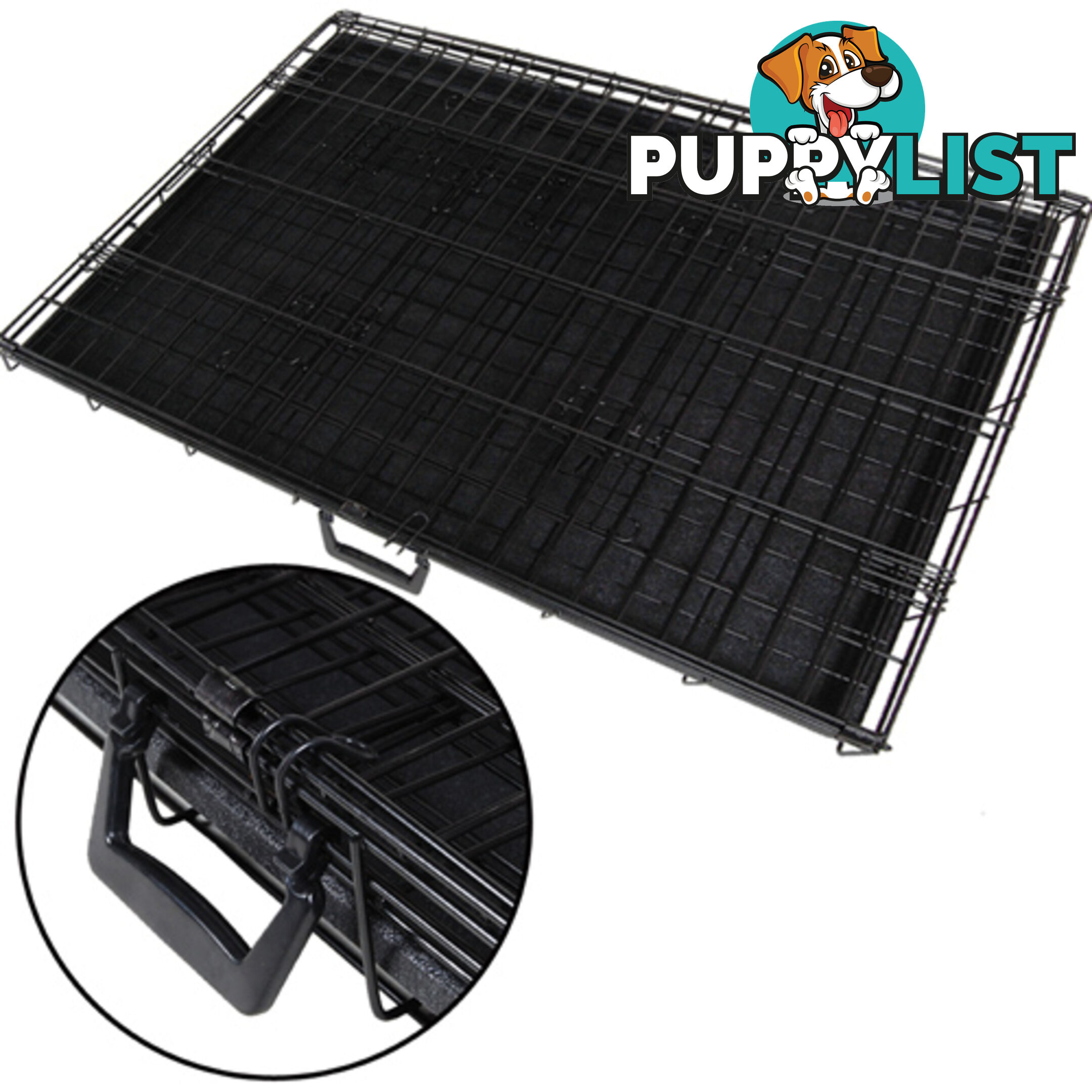 36 Inch Metal Collapsible Dog Cage