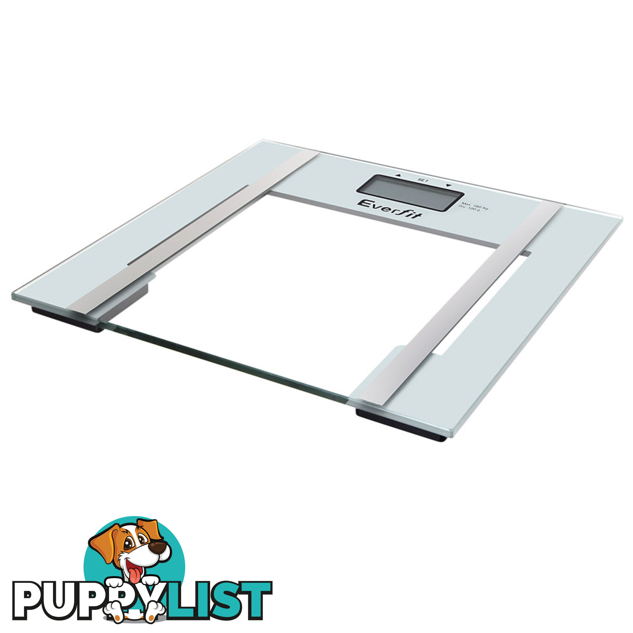 Electronic Digital Body Fat & Hydration Bathroom Glass Scale White