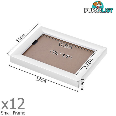 26 pcs Photo Frames Set Wall White