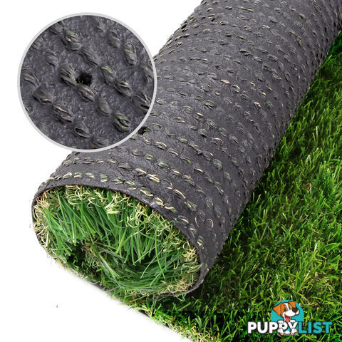 Artificial Grass 10 SQM Synthetic Artificial Turf Flooring 30mm Pile Height Green