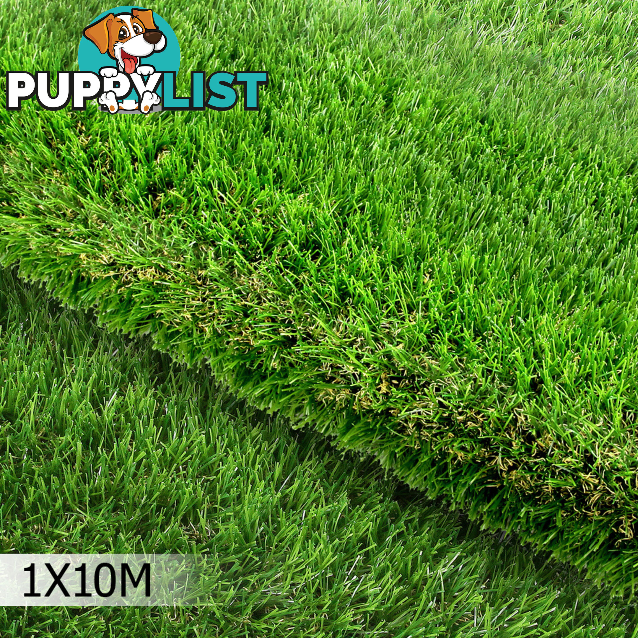 Artificial Grass 10 SQM Synthetic Artificial Turf Flooring 30mm Pile Height Green