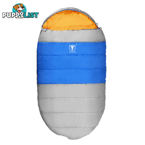 Camping Thermal Sleeping Bag King Blue