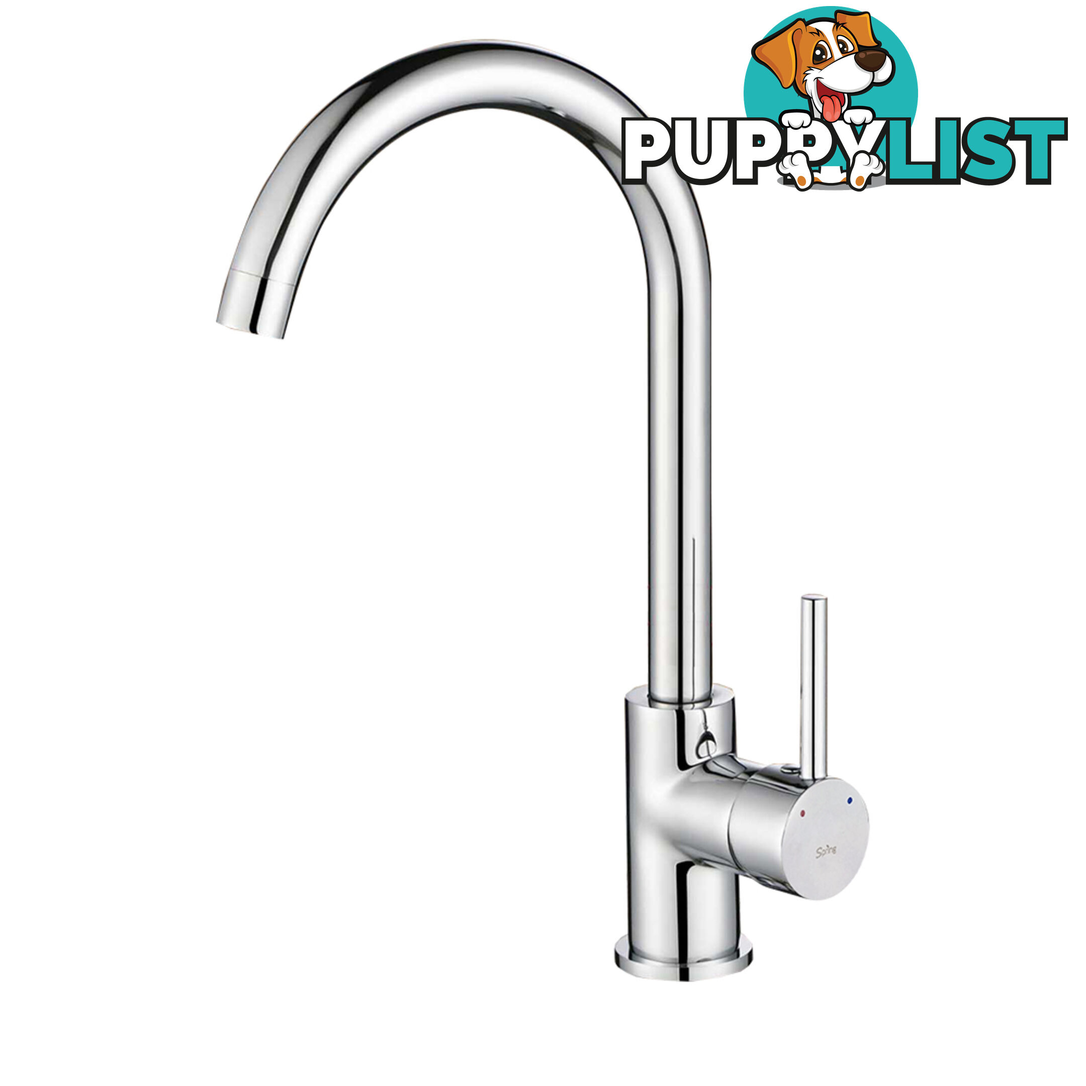 Kitchen Laundry Faucet Basin Sink Mixer Tap Swivel Gooseneck Spout Swivel