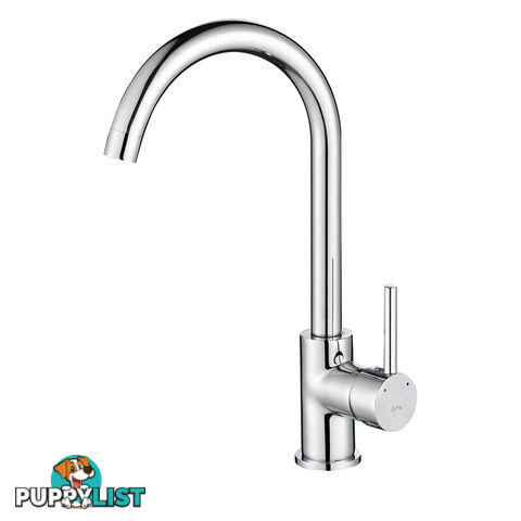 Kitchen Laundry Faucet Basin Sink Mixer Tap Swivel Gooseneck Spout Swivel