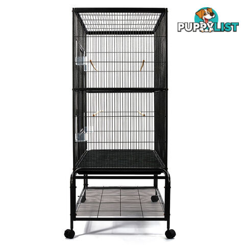 Pet Bird Cage Black Large - 140CM