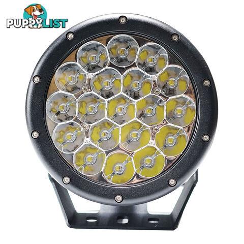 Pair 7inch 190w Cree LED Driving Light Black Spotlight Offroad HID 4x4 ATV