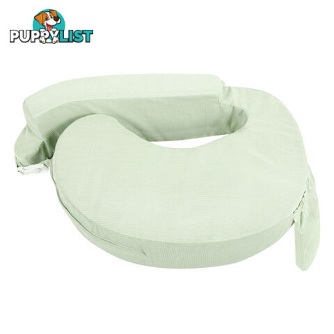 Baby Breast Feeding Support Memory Foam Pillow w/ Zip Cover Green