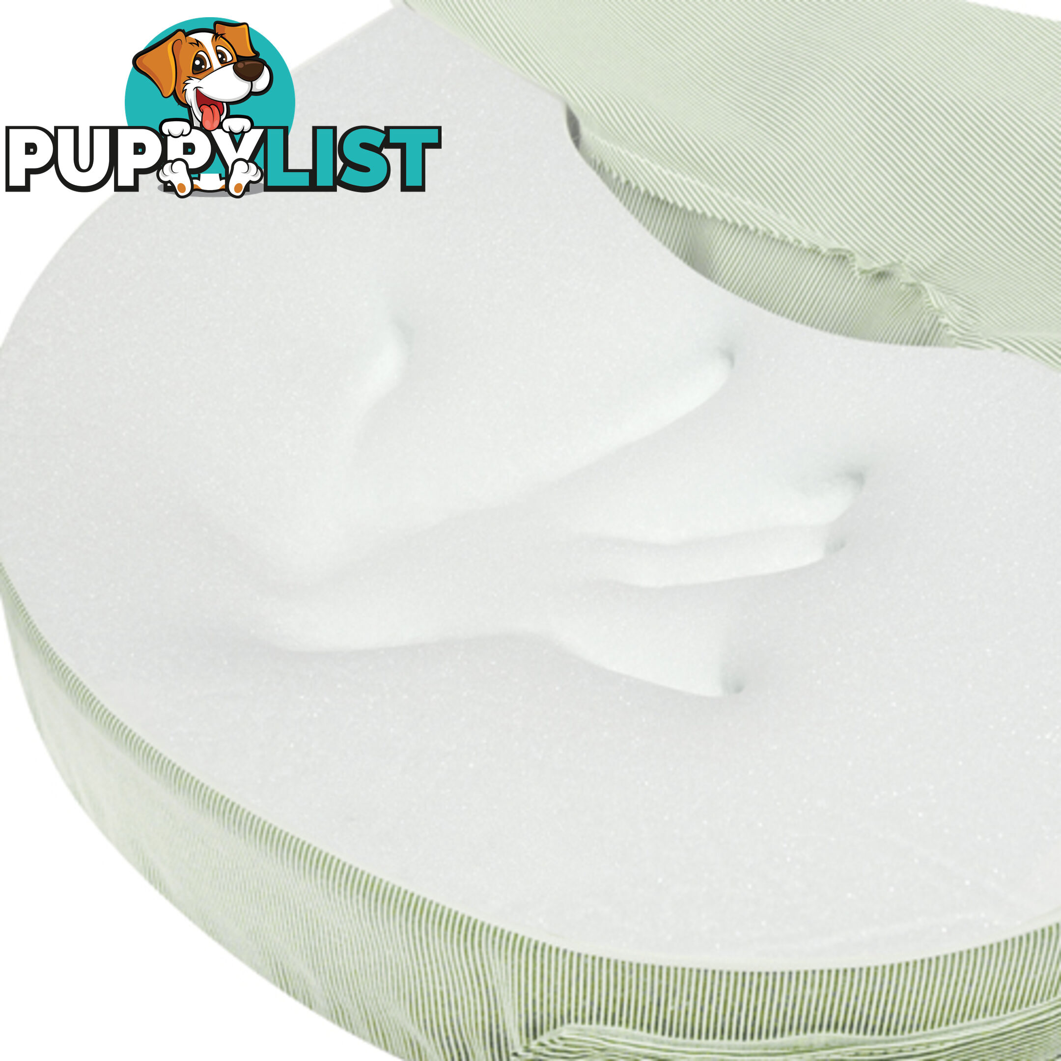 Baby Breast Feeding Support Memory Foam Pillow w/ Zip Cover Green