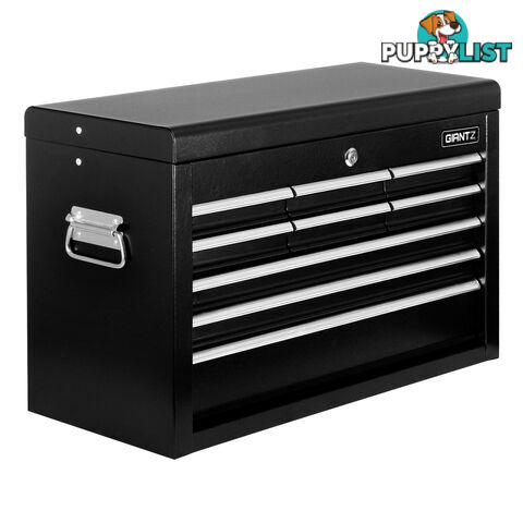 9 Drawers Tool Box Chest Black