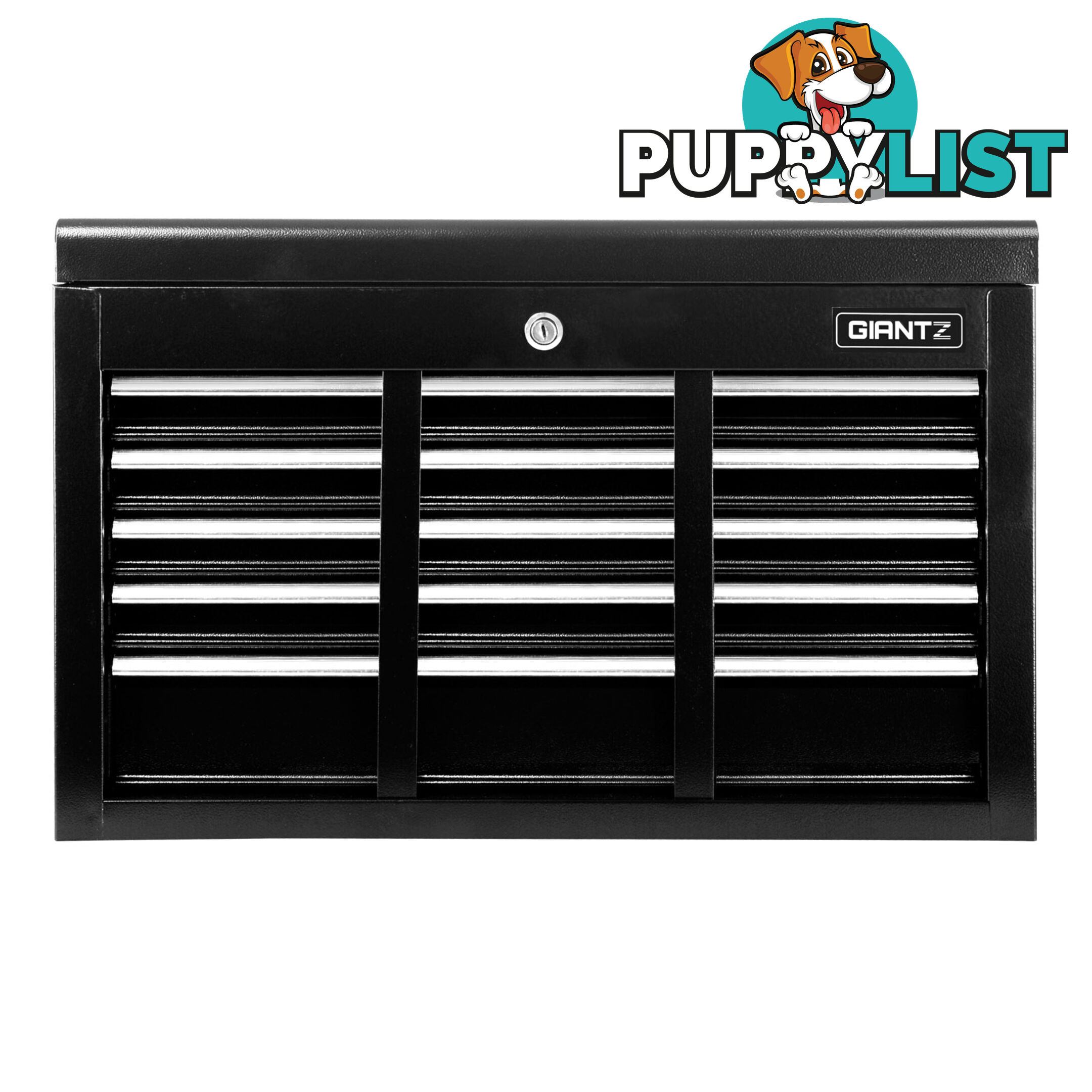 9 Drawers Tool Box Chest Black